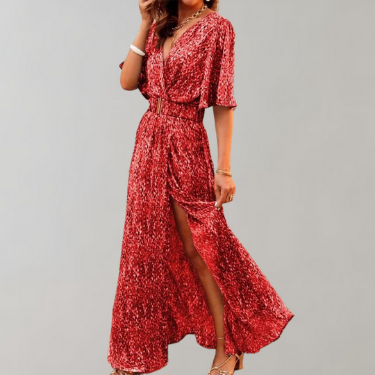 Heidi-Mode | Maxi Wickelkleid für Den Sommer
