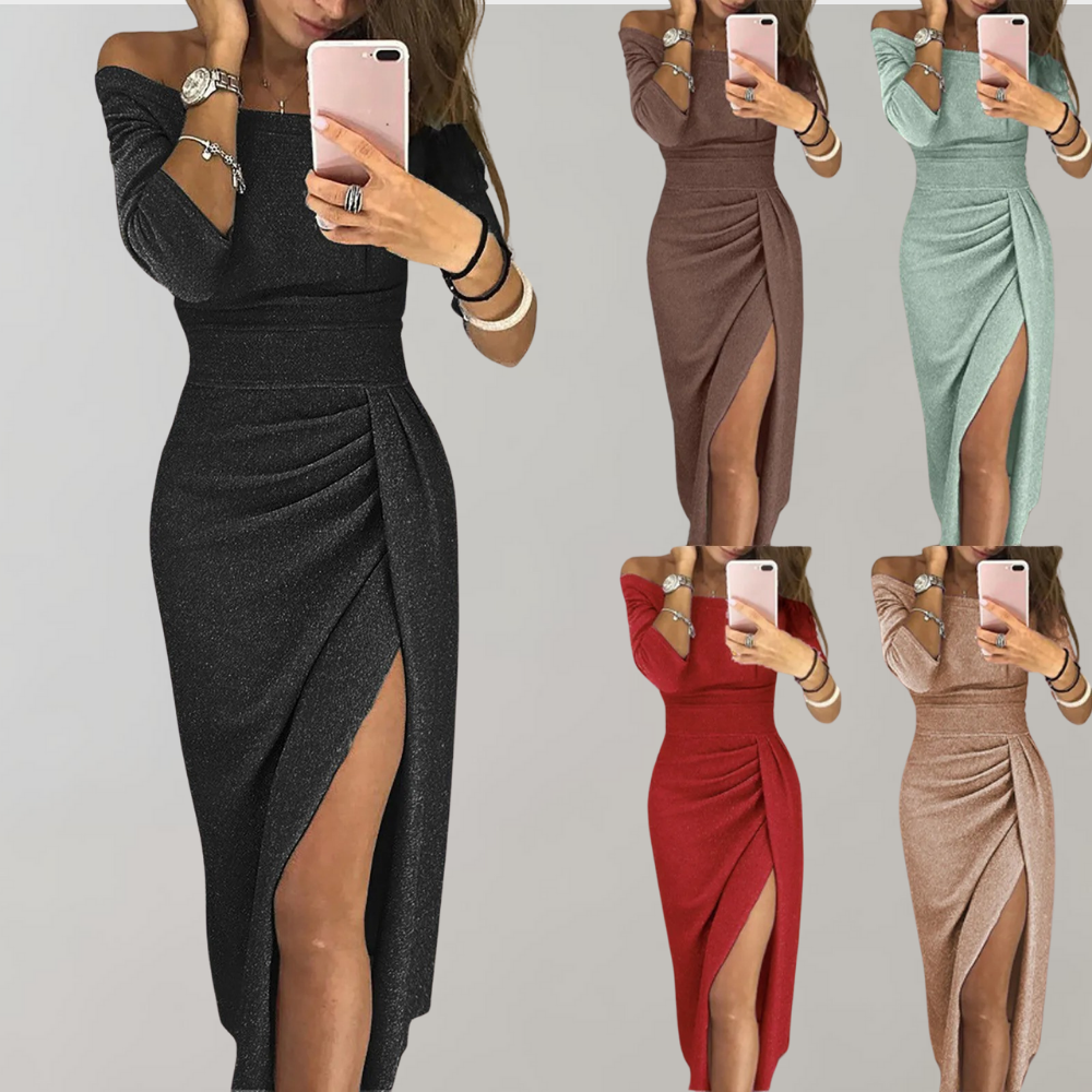 Heidi-Mode | Maxikleid Schick Luxuriöse Materialien Für Formelle Anlässe Für Damen