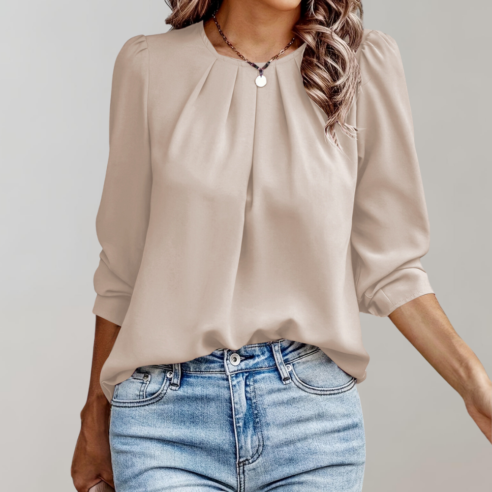 Heidi-Mode | Gepflegte Satin-Bluse für Damen