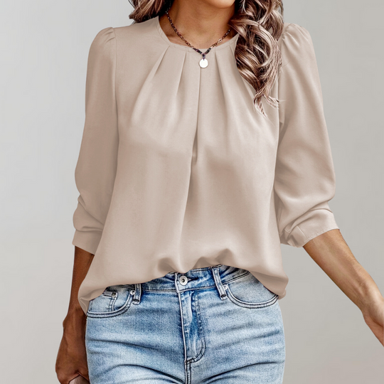 Heidi-Mode | Gepflegte Satin-Bluse für Damen