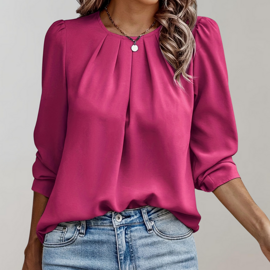 Heidi-Mode | Gepflegte Satin-Bluse für Damen