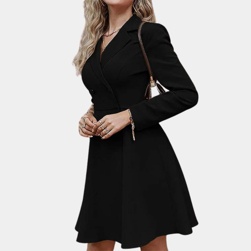 Heidi-Mode - Trendy und Bequeme Kleid mit Knöpfen für Frauen