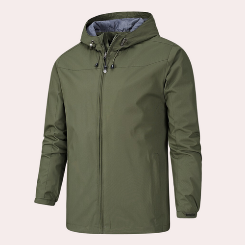 Heidi-Mode | Herren Stilvolle Kapuzenwindjacke - Fortschrittliche Wasserabweisende Technologie