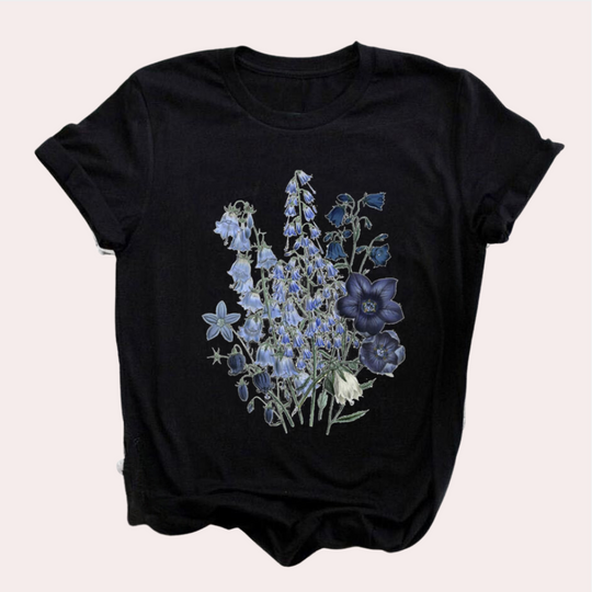 Heidi-Mode | Grafisches T-shirt für Damen Trendy & Lässig