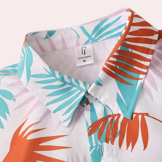 Zweiteiliges Hawaiianisches Sommeroutfit für Herren