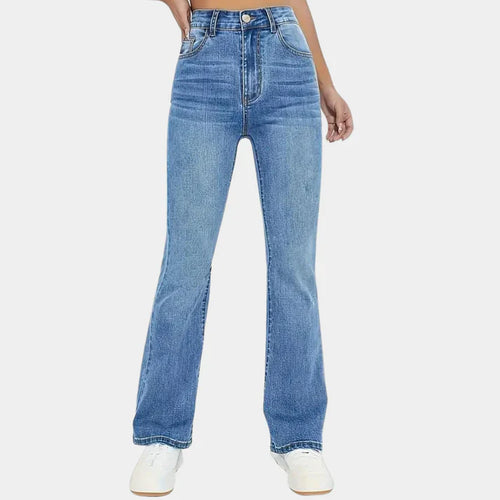 Heidi-Mode | Gewaschen Auslaufende Jeans