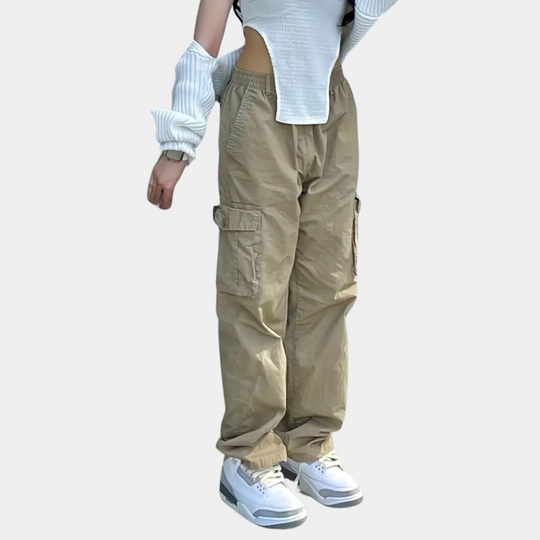 Heidi-Mode | Elegante Damen Cargo-Hose für Einen Mühelos Schicken Casual-Stil
