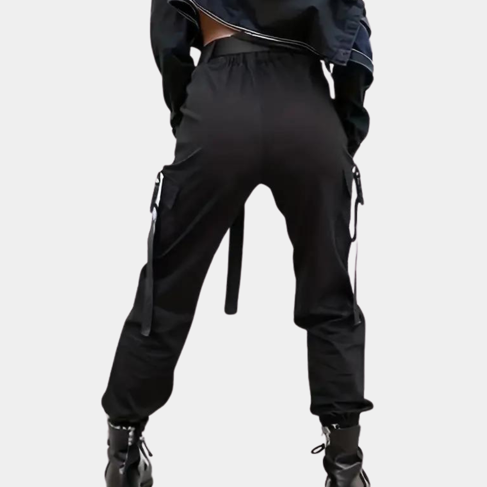 Heidi-Mode | Modische Hochwaist Cargo-Hosen für Damen