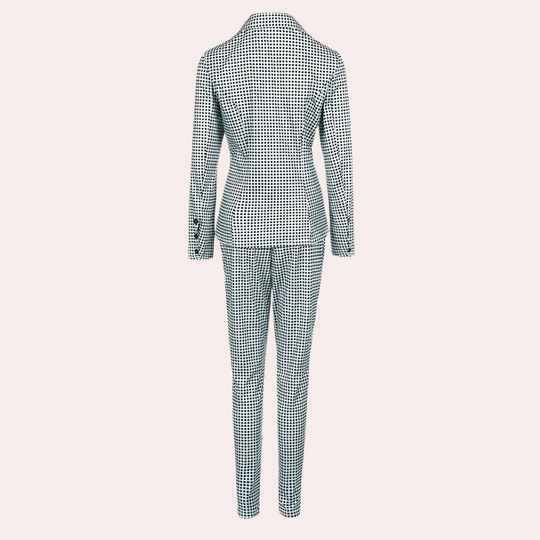 Heidi-Mode | Zwei-Teiliges Plaid-Set für Frauen
