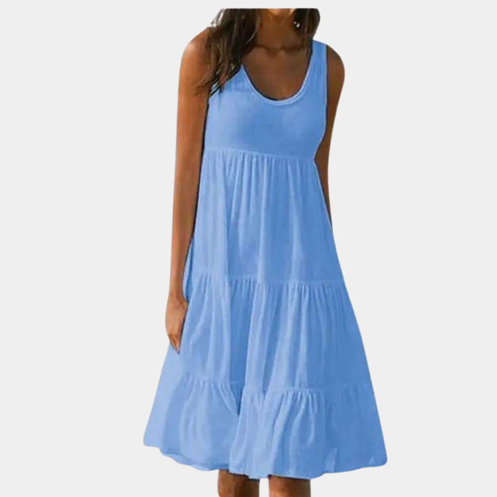 Heidi-Mode | Komfortabel Ärmelloses Kleid Für Frauen