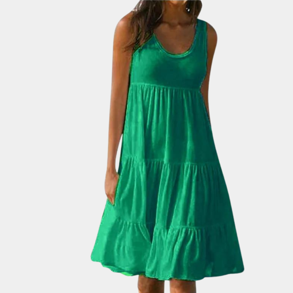 Heidi-Mode | Komfortabel Ärmelloses Kleid Für Frauen
