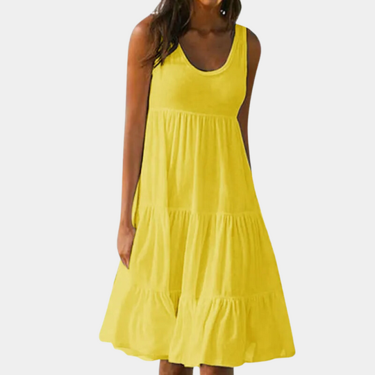 Heidi-Mode | Komfortabel Ärmelloses Kleid Für Frauen