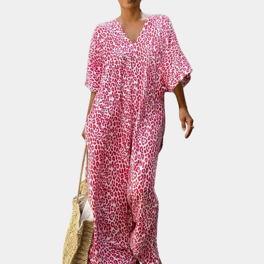 Heidi-Mode | Print Maxi Kleid für Frauen