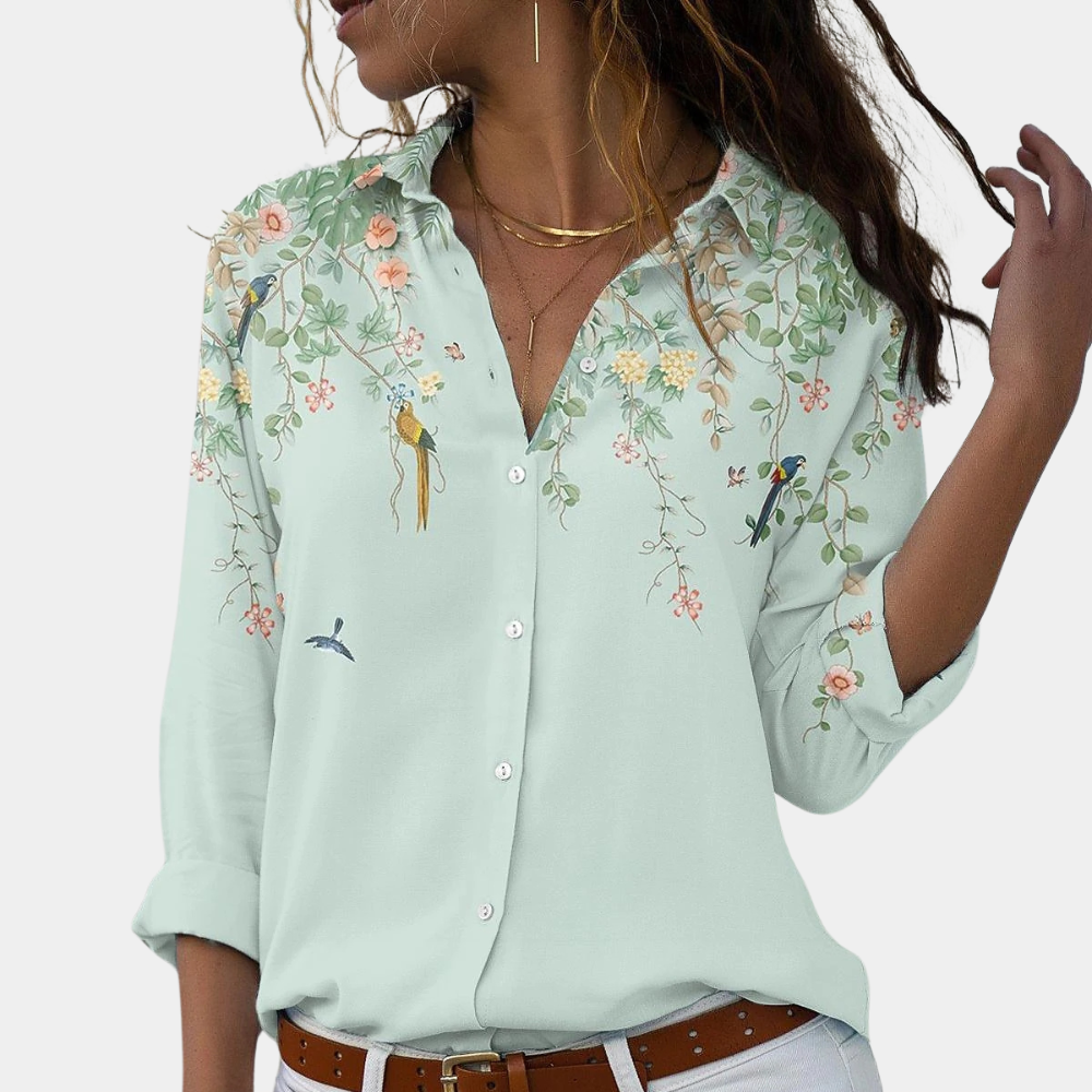 Heidi-Mode | Damen Blumenshirt