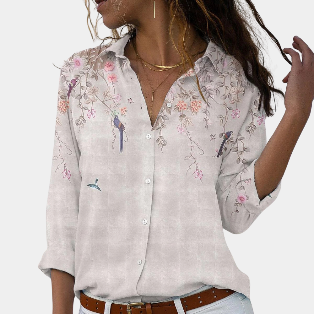Heidi-Mode | Damen Blumenshirt