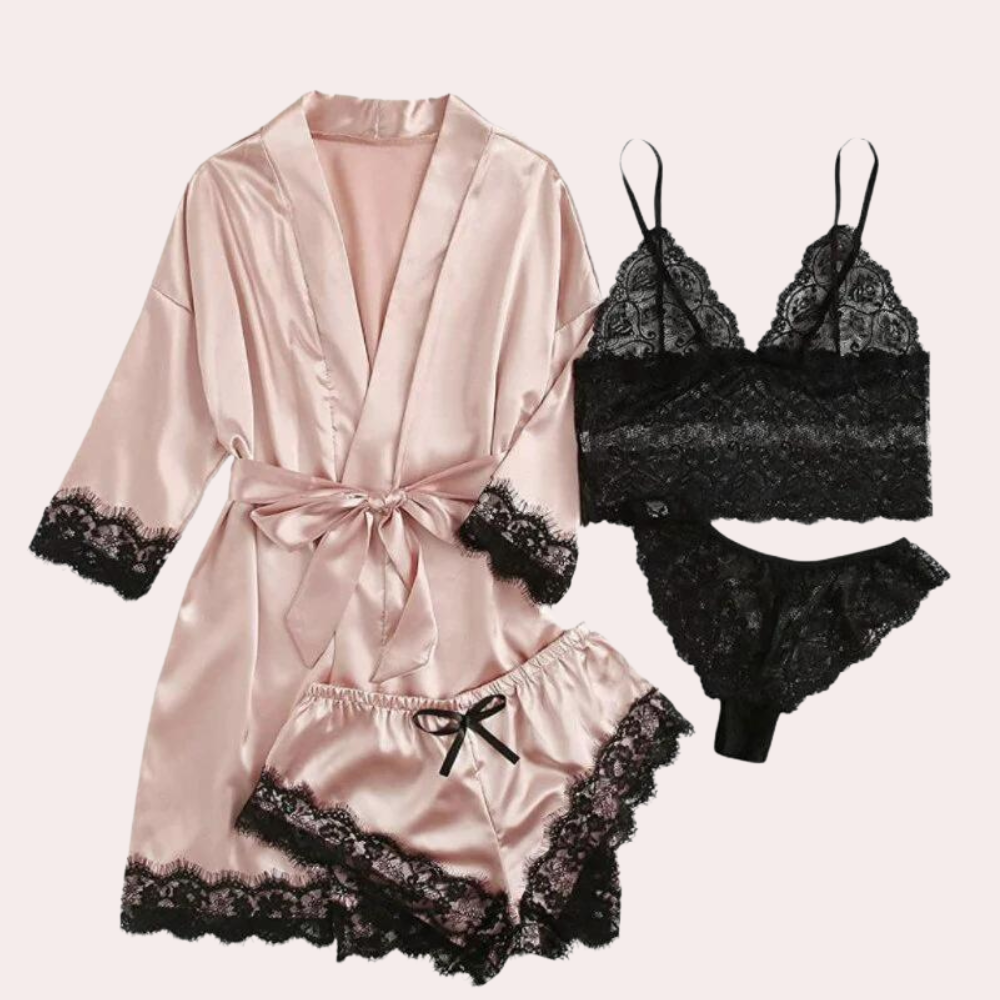 Heidi-Mode | 4-Teilige Lingerie-Kleid