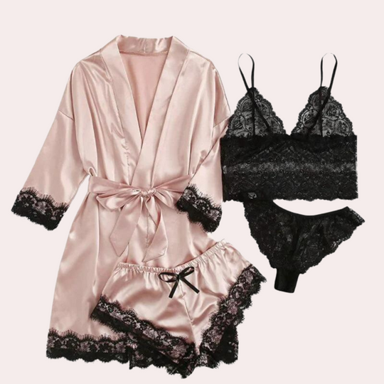 Heidi-Mode | 4-Teilige Lingerie-Kleid
