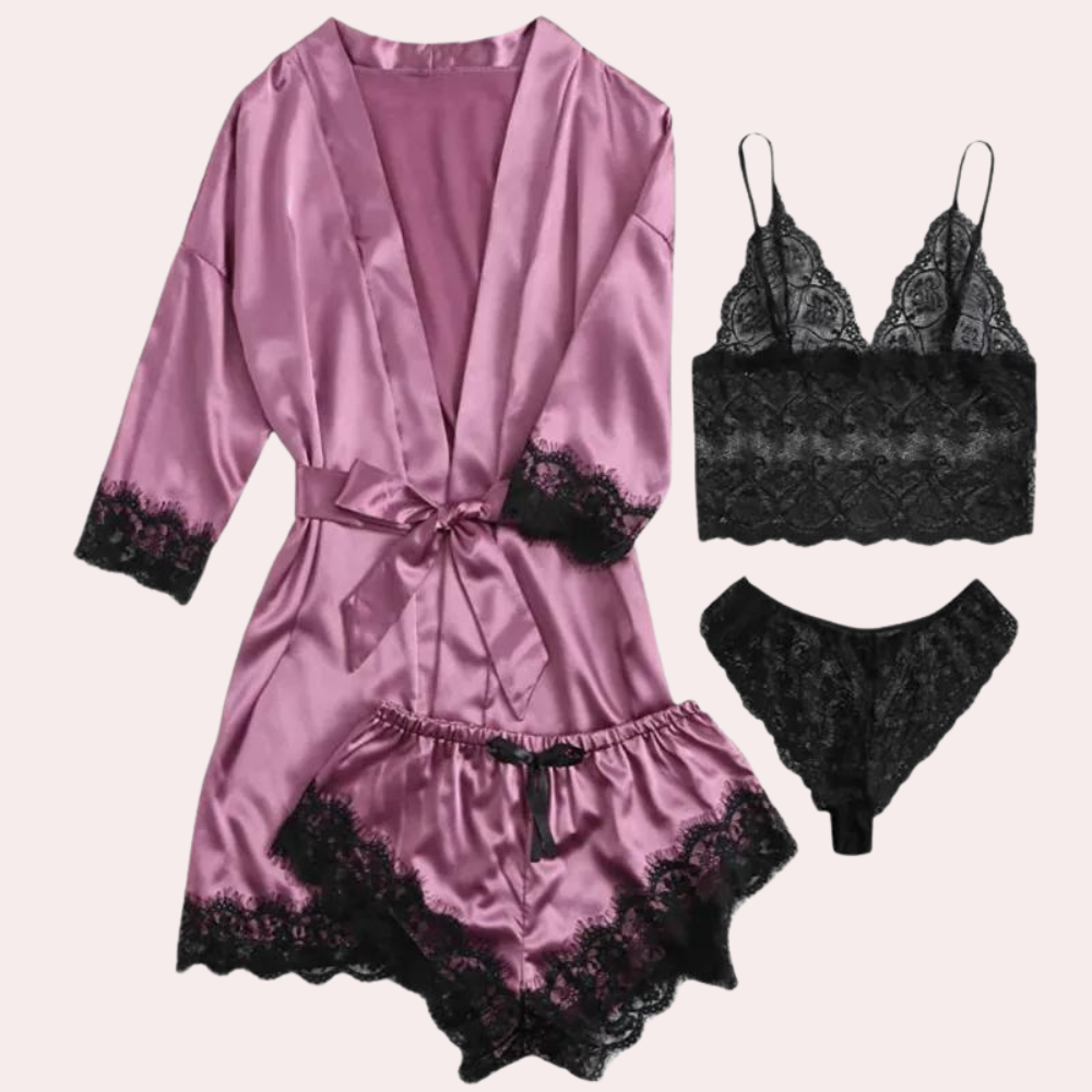 Heidi-Mode | 4-Teilige Lingerie-Kleid