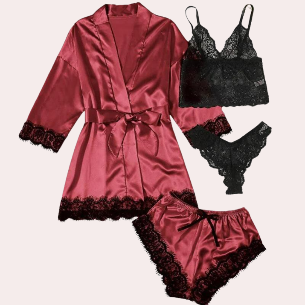 Heidi-Mode | 4-Teilige Lingerie-Kleid