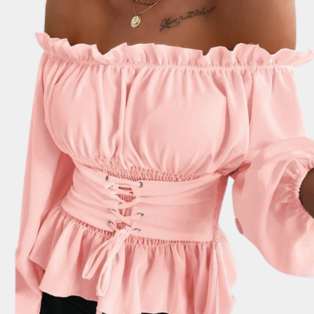 Heidi-Mode | Off Shoulder Bluse für Damen