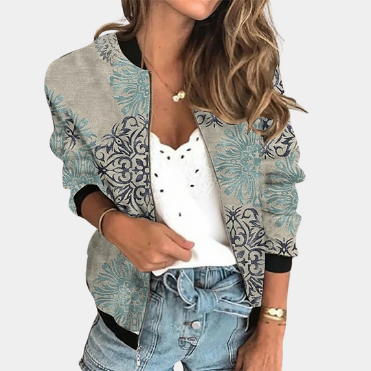 Heidi-Mode | Jacke mit Druck für Damen
