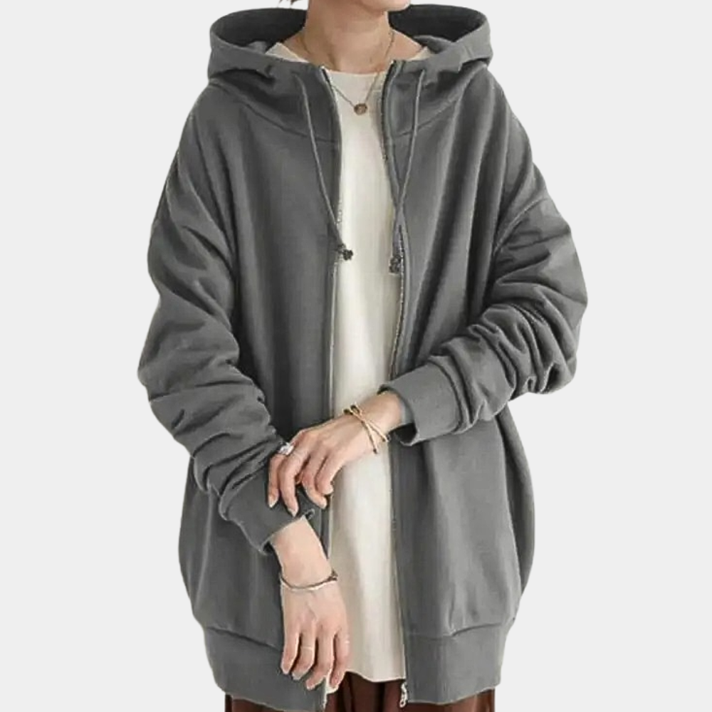 Heidi-Mode | Herbst Hoodie mit Reißverschluss für Frauen