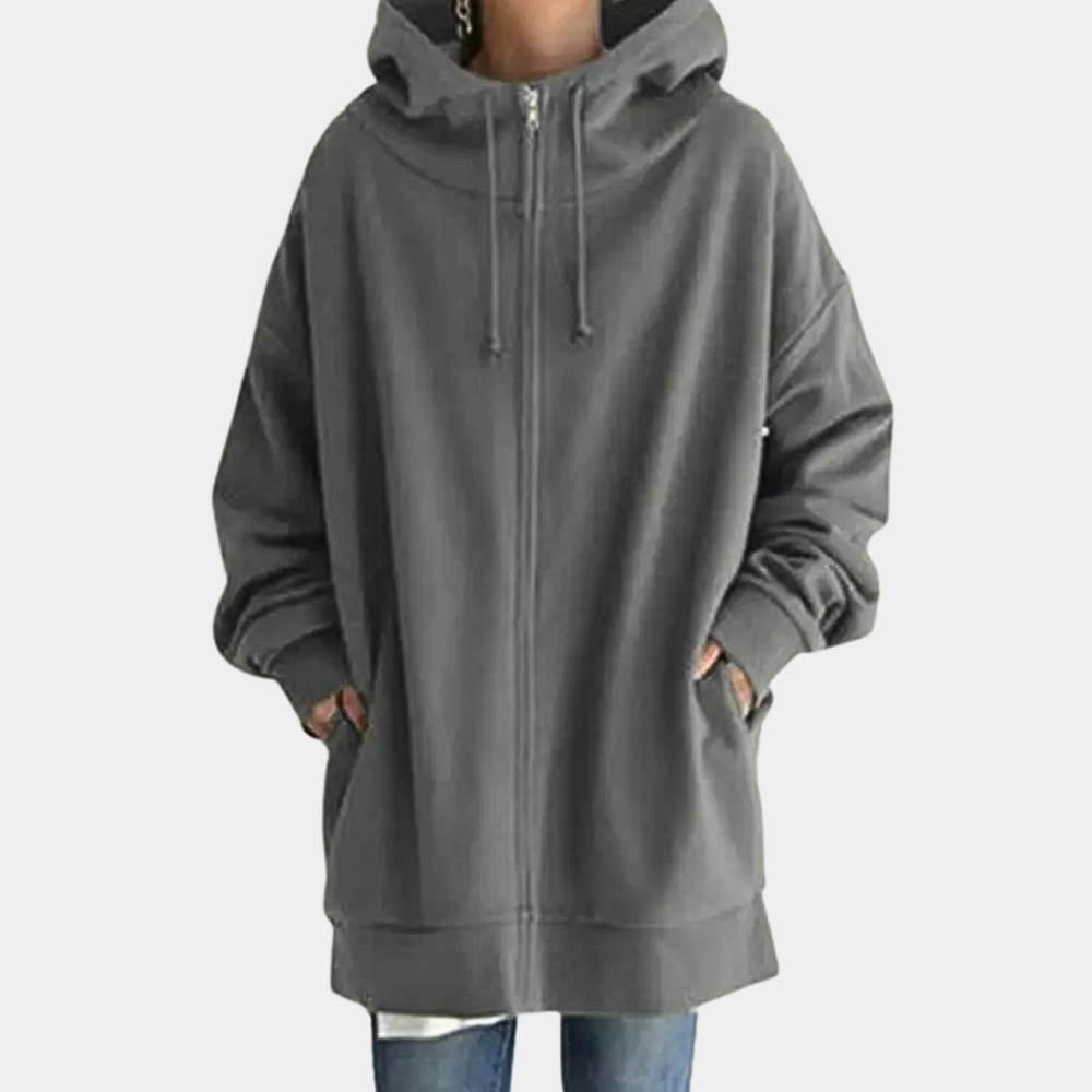 Heidi-Mode | Herbst Hoodie mit Reißverschluss für Frauen