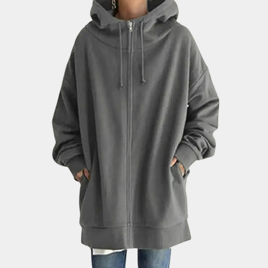 Heidi-Mode | Herbst Hoodie mit Reißverschluss für Frauen