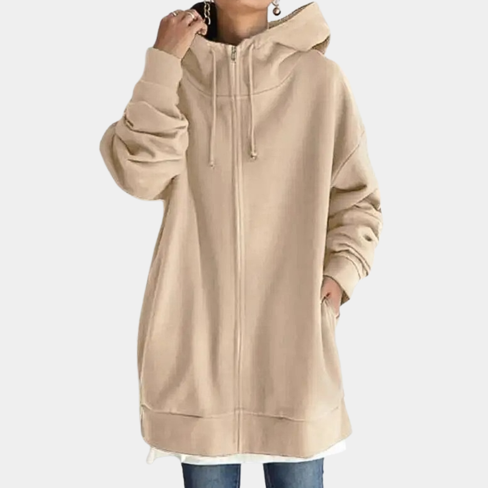 Heidi-Mode | Herbst Hoodie mit Reißverschluss für Frauen