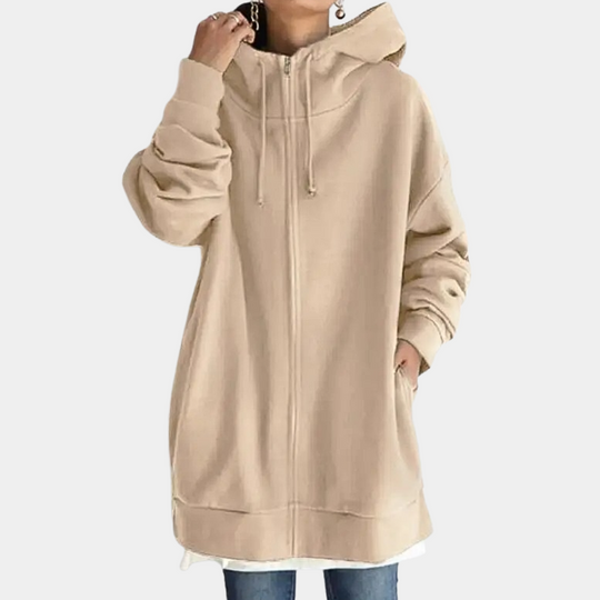 Heidi-Mode | Herbst Hoodie mit Reißverschluss für Frauen