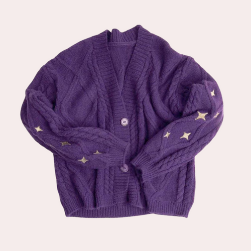 Heidi-Mode | Damenjacke mit Erdbeer-Details – Poppy