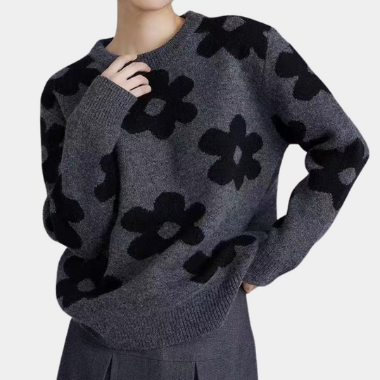 Heidi-Mode | Damen Strickpullover Lässig Klassisch Revival Ideal für den Winter