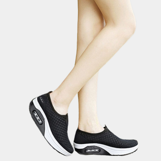Heidi-Mode | Stilvolle Damensportschuhe mit Einer Atmungsaktiven Plateausohle, Die Modischen Komfort Gewährleistet