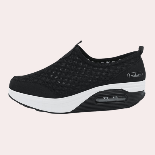Heidi-Mode | Stilvolle Damensportschuhe mit Einer Atmungsaktiven Plateausohle, Die Modischen Komfort Gewährleistet