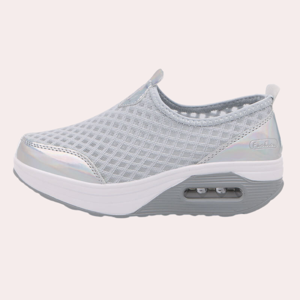 Heidi-Mode | Stilvolle Damensportschuhe mit Einer Atmungsaktiven Plateausohle, Die Modischen Komfort Gewährleistet