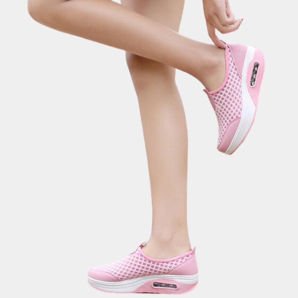 Heidi-Mode | Stilvolle Damensportschuhe mit Einer Atmungsaktiven Plateausohle, Die Modischen Komfort Gewährleistet