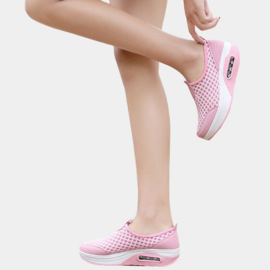 Heidi-Mode | Stilvolle Damensportschuhe mit Einer Atmungsaktiven Plateausohle, Die Modischen Komfort Gewährleistet
