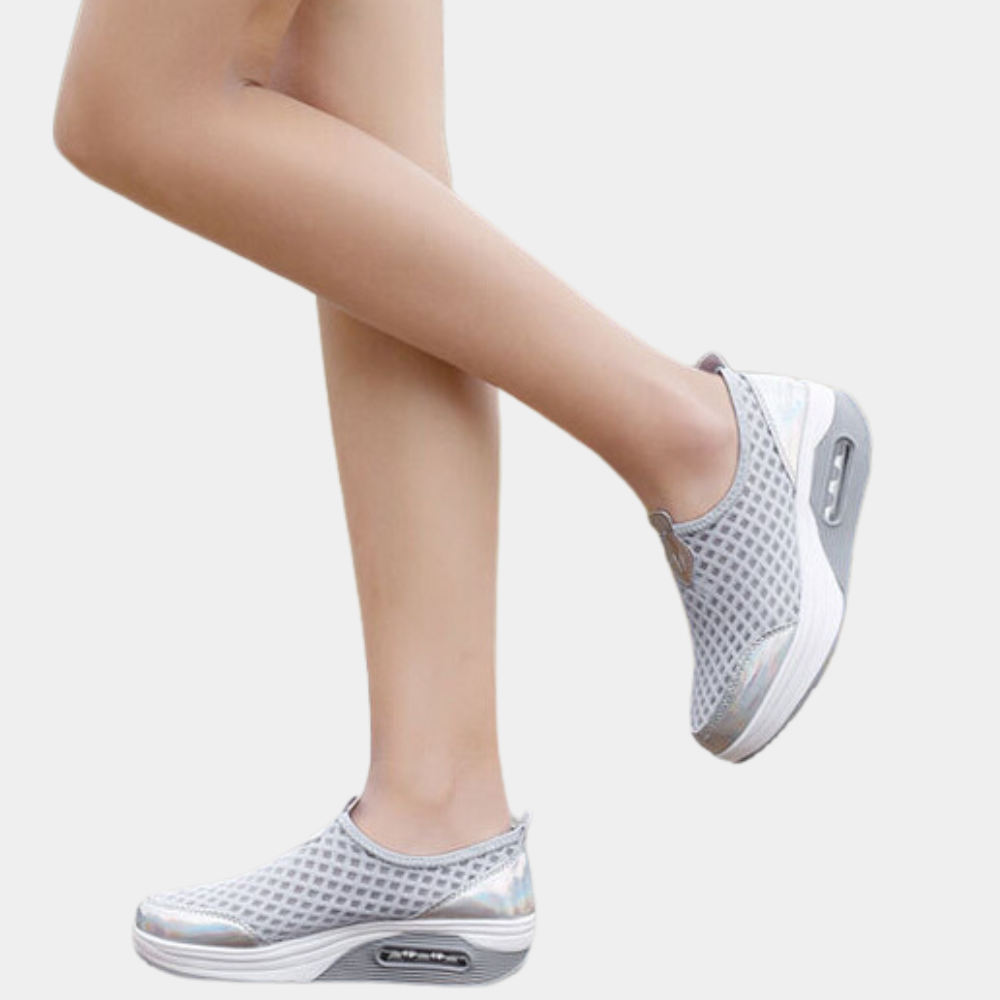 Heidi-Mode | Stilvolle Damensportschuhe mit Einer Atmungsaktiven Plateausohle, Die Modischen Komfort Gewährleistet