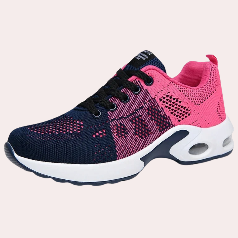 Heidi-Mode | Athletic Sneakers Atmungsaktives Mesh Gepolsterte Sohle Leichte Sportschuhe