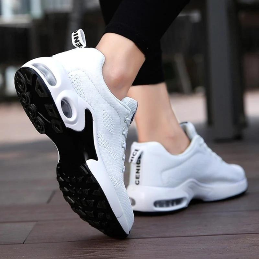 Heidi-Mode | Athletic Sneakers Atmungsaktives Mesh Gepolsterte Sohle Leichte Sportschuhe