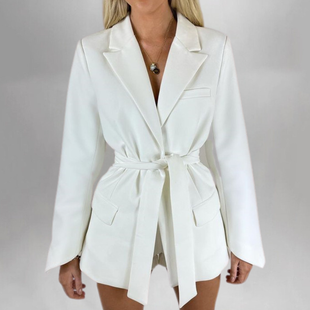 Heidi-Mode | Stilvolle Blazer mit Gürtel für Elegante Outfits