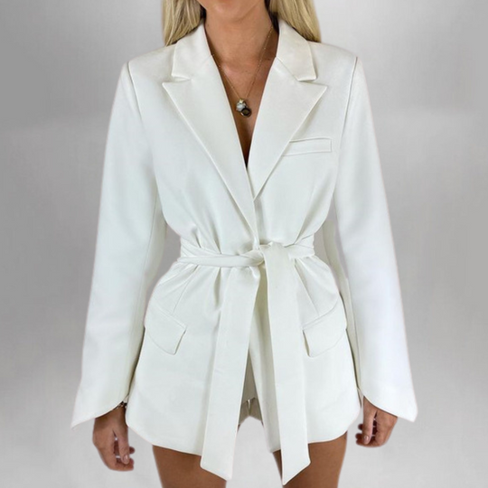 Heidi-Mode | Stilvolle Blazer mit Gürtel für Elegante Outfits