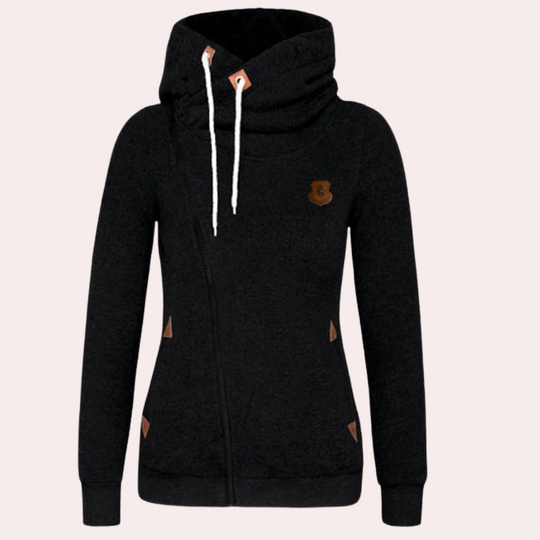 Heidi-Mode | Funktionale Damen Sweatshirt Mit Reißverschluss Und Kapuze