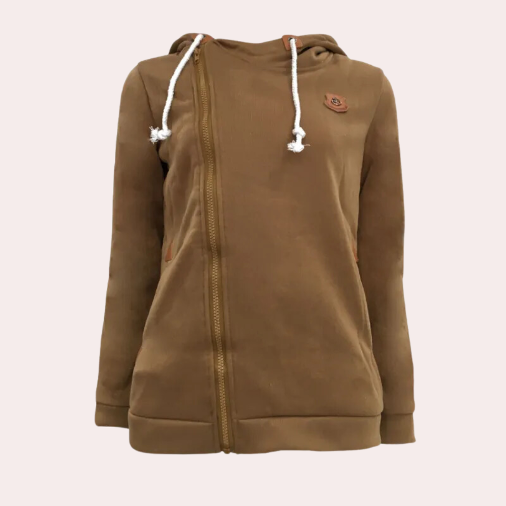 Heidi-Mode | Funktionale Damen Sweatshirt Mit Reißverschluss Und Kapuze
