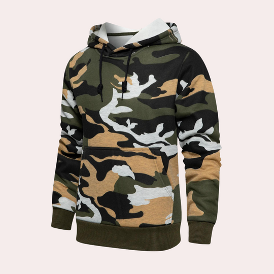 Heidi-Mode - Streetwear Herbst Trendy Camo Hoodie für Männer