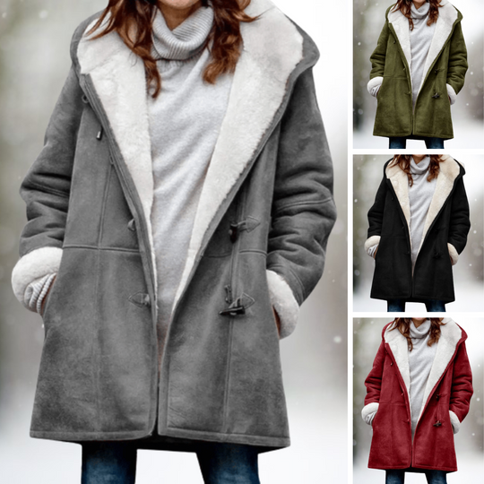 Heidi-Mode | Warme Winterjacke mit Fleecefutter Polyester Komfort und Stil