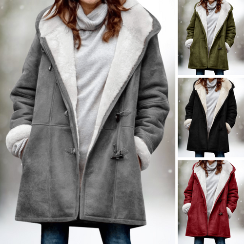 Heidi-Mode | Warme Winterjacke mit Fleecefutter Polyester Komfort und Stil