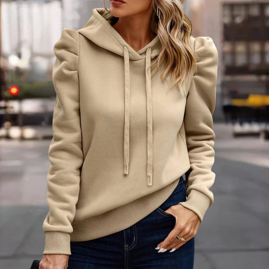 Heidi-Mode - Lässiger Herbst Hoodie mit Kordelzug für Frauen