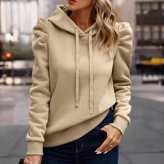 Heidi-Mode | Herfst Casual Hoodie Voor Vrouwen Met Verstelbaar Koord
