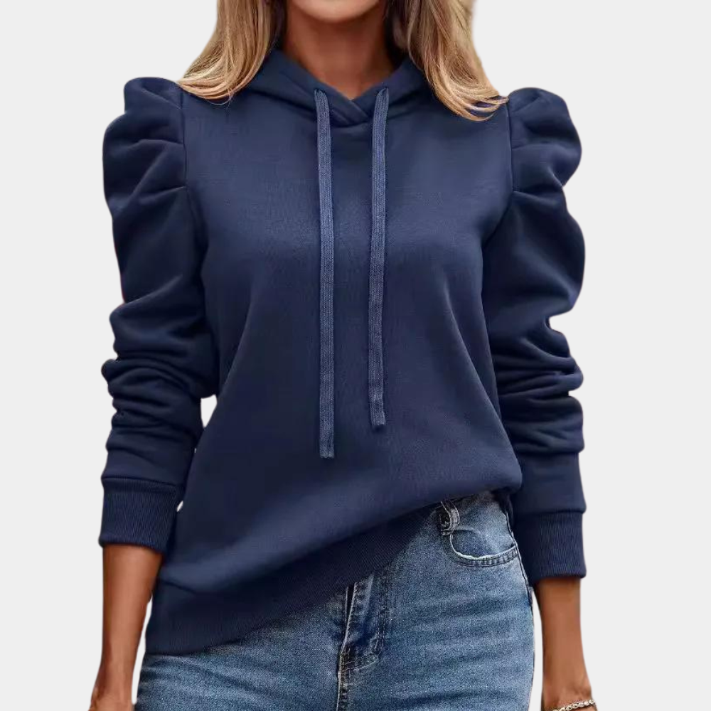 Heidi-Mode - Lässiger Herbst Hoodie mit Kordelzug für Frauen